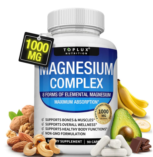 Toplux Magnesium Complex 8 Essential Magnesium Supplement