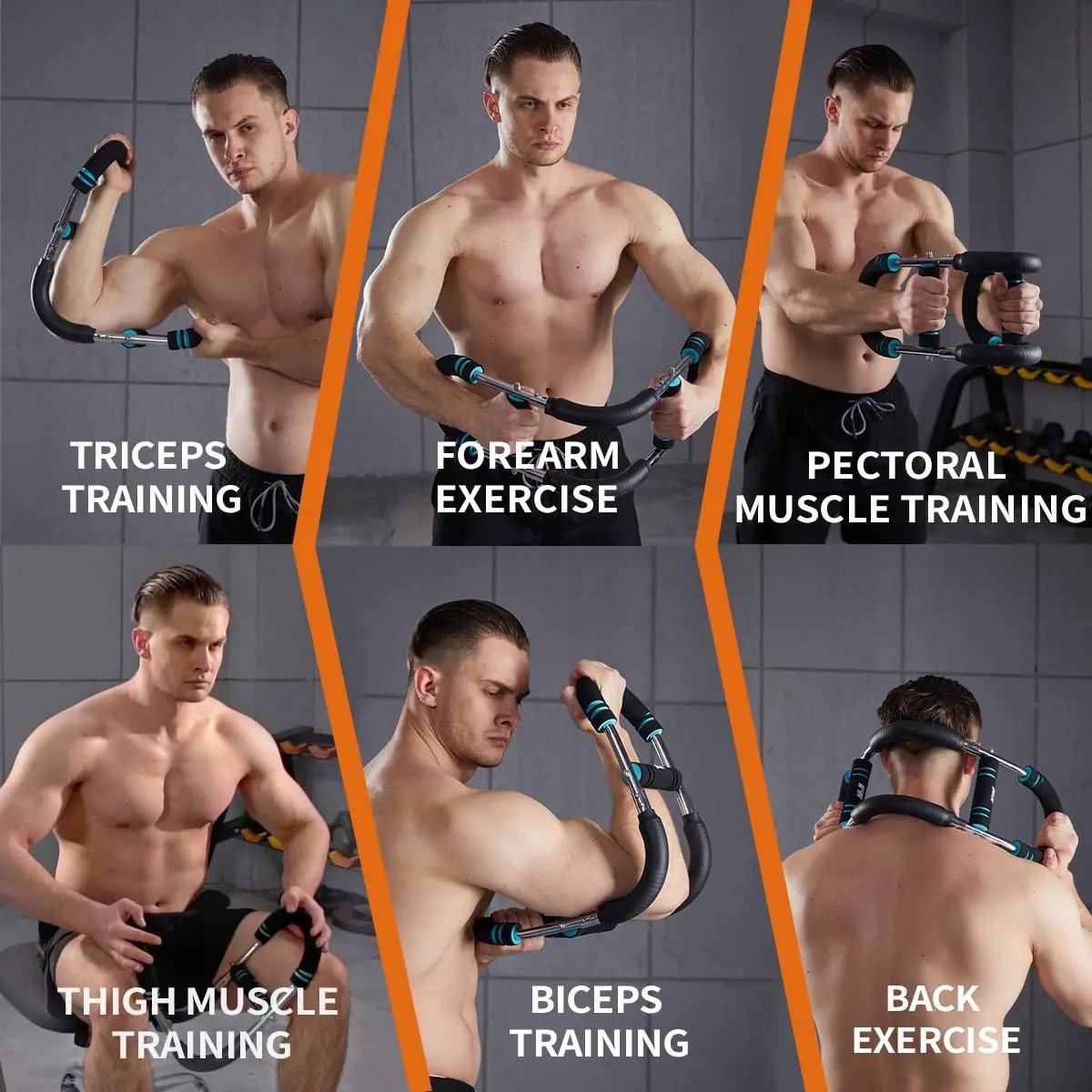 HOTWAVE Arm Trainer, Adjustable Chest Workout Equipment, Arm Trainer for Men, Chest Trainer for Men, Shoulder Muscle Training, Portable Spring Resistance Home Fitness Equipment Summerwins Summerwins